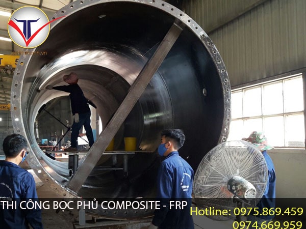 thi công bọc phủ composite-frp